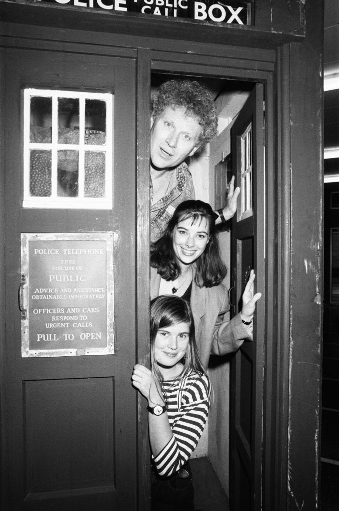 Detail of The 6th Doctor Who with his assistants Peri and Ace by Anonymous