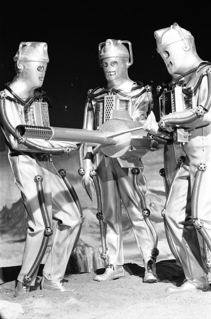 Detail of Filming at the BBC Ealing studios for Dr Who story 'Moonbase' by Anonymous