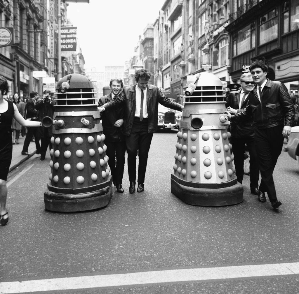 Detail of The Daleks come to Bond Street by Anonymous