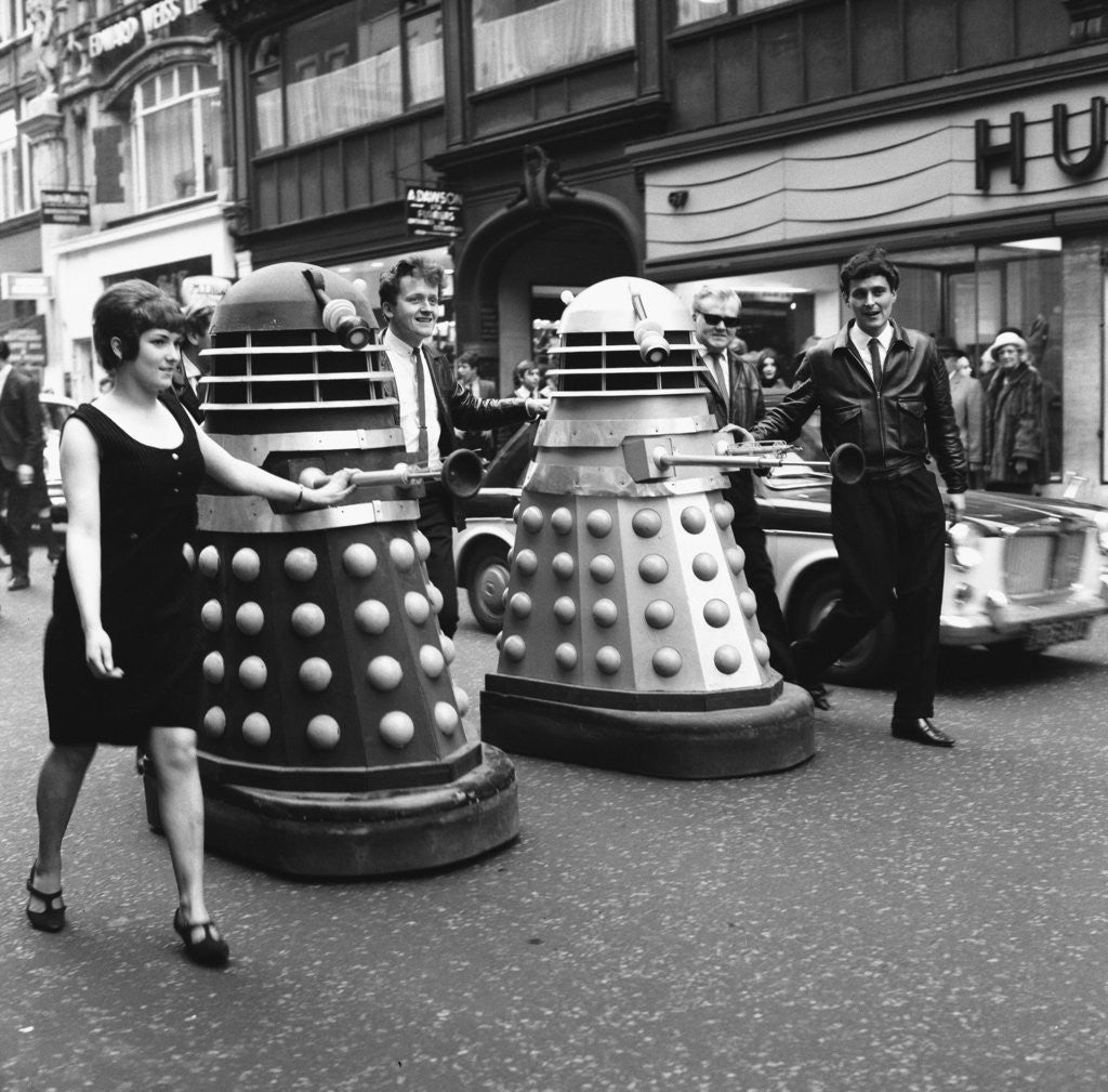 Detail of The Daleks come to Bond Street by Anonymous