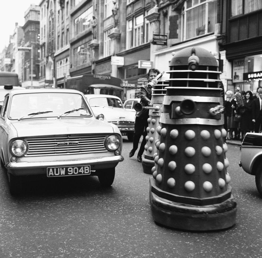 Detail of The Daleks come to Bond Street by Anonymous
