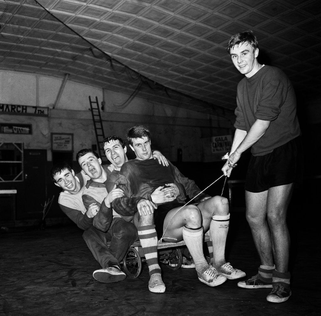 Detail of West Ham v. Burnley Cup Tie training by Fresco