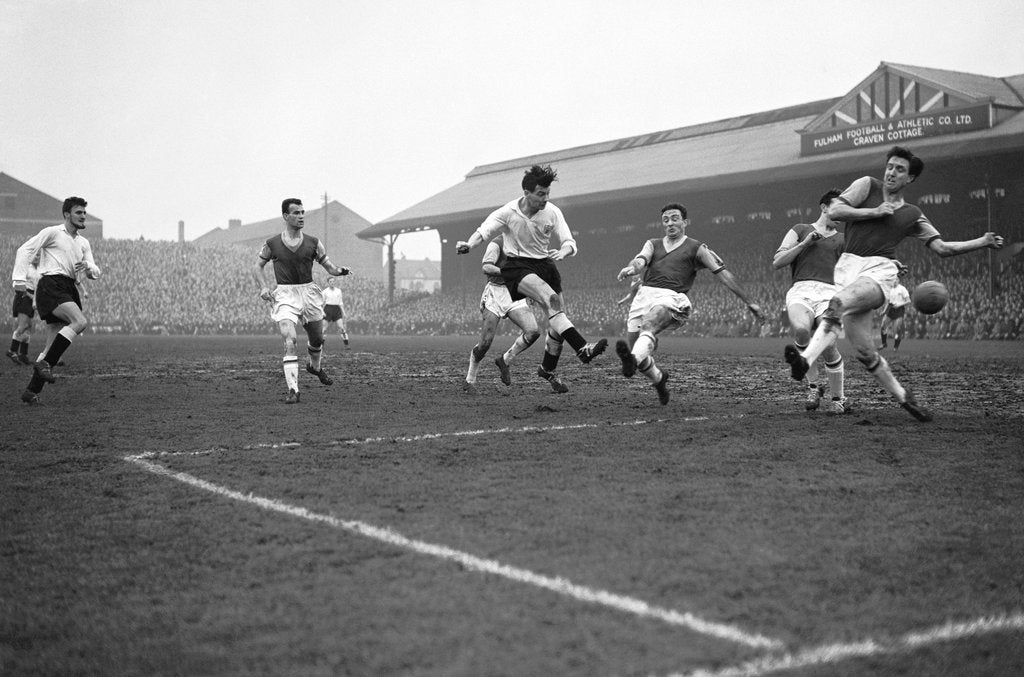 Detail of Division Two Fulham 2 v. West Ham 2 by Staff