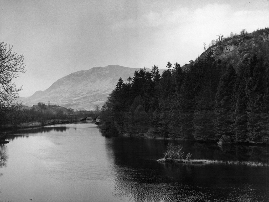 Detail of Loch Tubhair at the Killin road by Staff