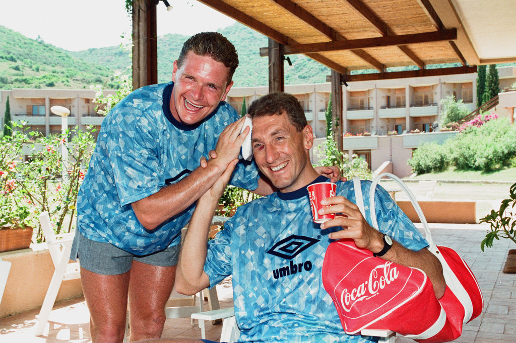 Detail of Paul Gascoigne and Terry Butcher by Anonymous