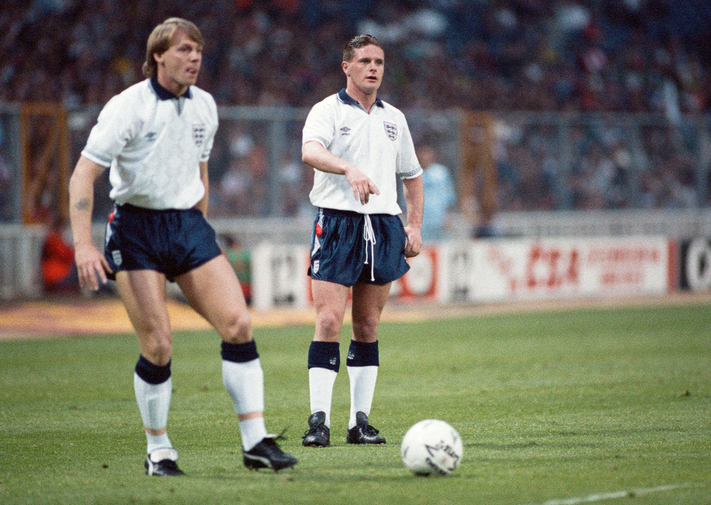 Detail of Stuart Pearce and Paul Gascoigne by Anonymous
