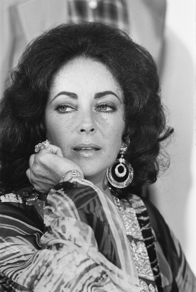 Detail of Elizabeth Taylor by Anonymous