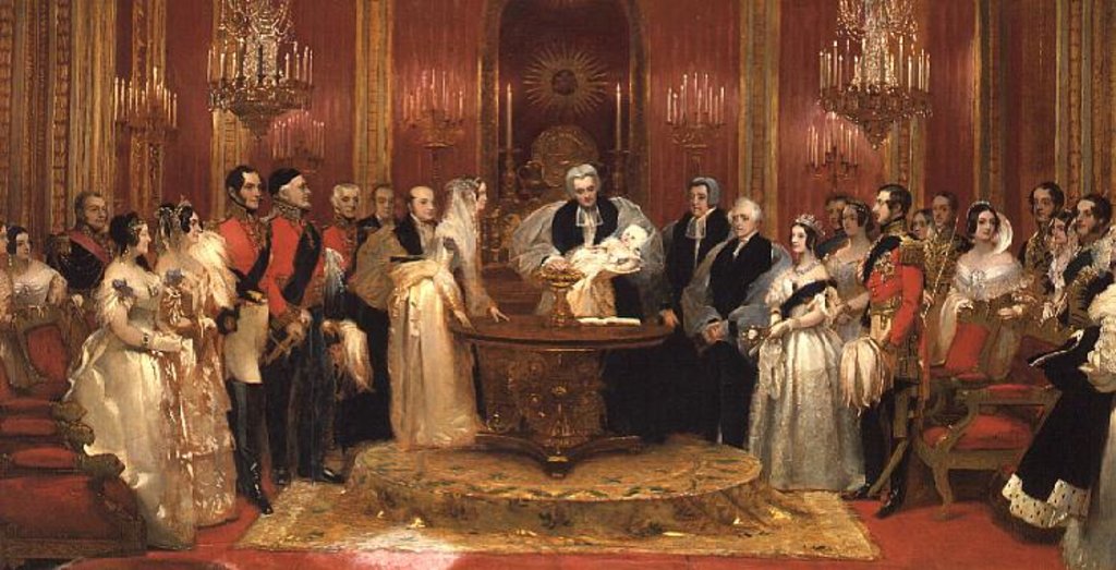 Detail of Christening of the Princess Royal by Charles Robert Leslie