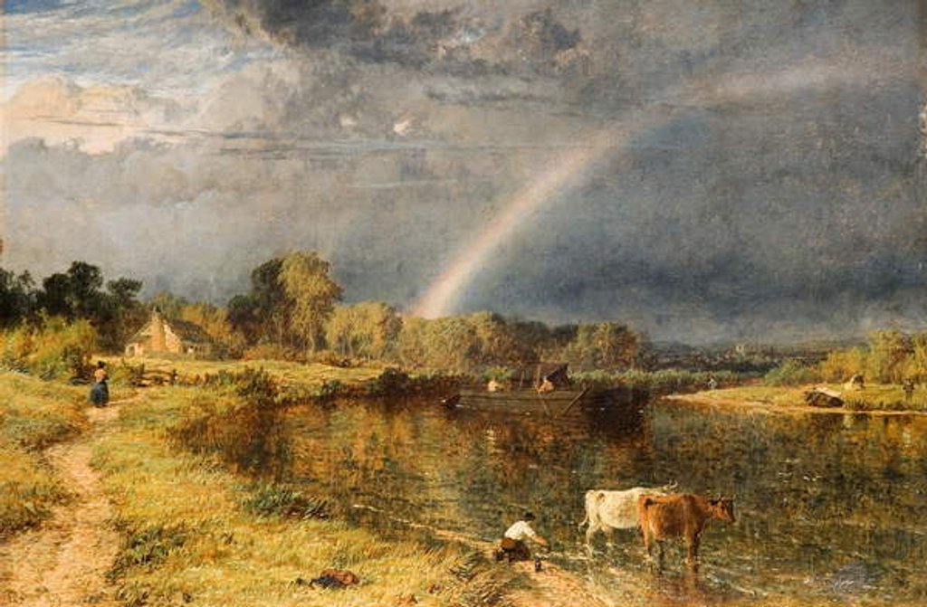 Detail of The Rainbow. 1854 by Henry Dawson
