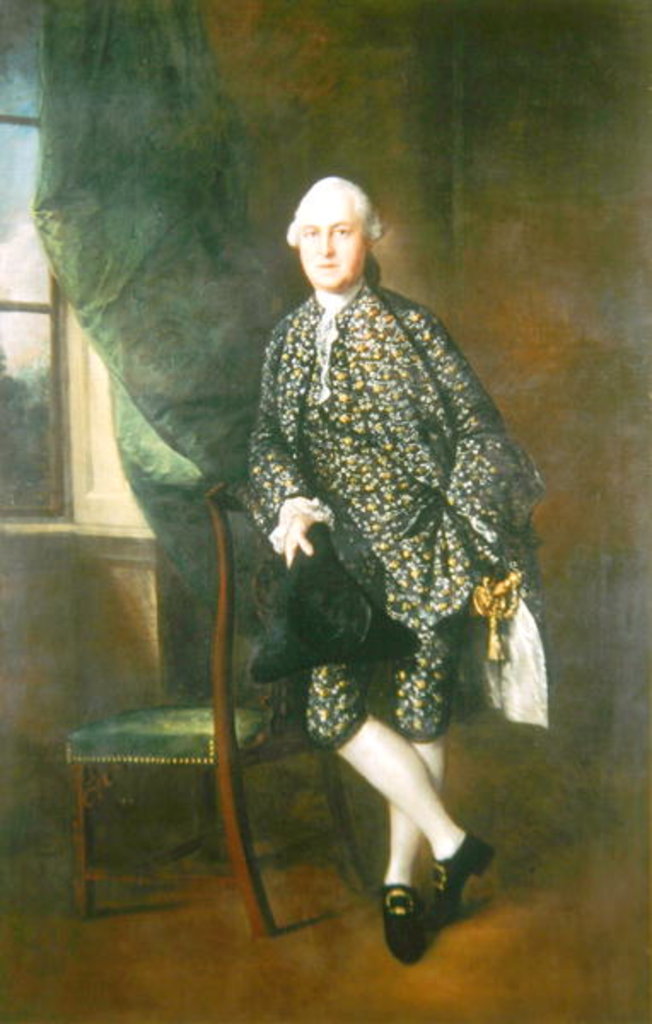 Detail of Portrait of Sir Edward Turner by Thomas Gainsborough