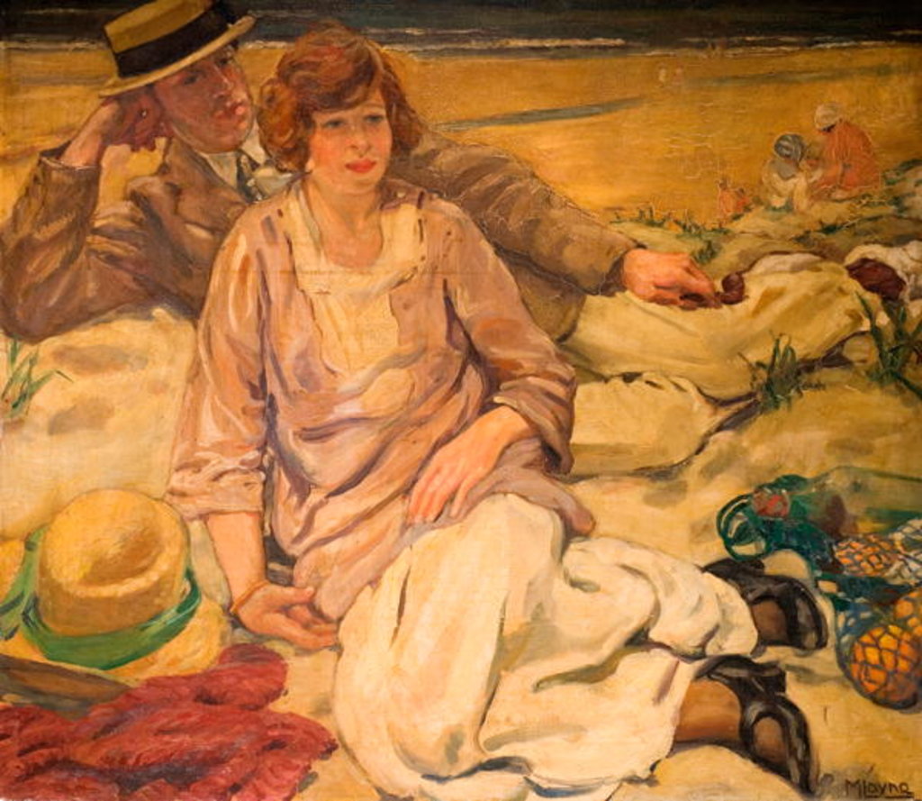Detail of The Holiday Makers by Mabel F. Layng