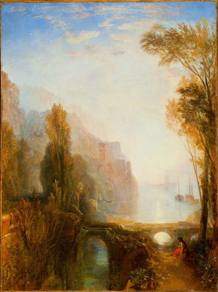Detail of Banks of the Loire by Joseph Mallord William Turner