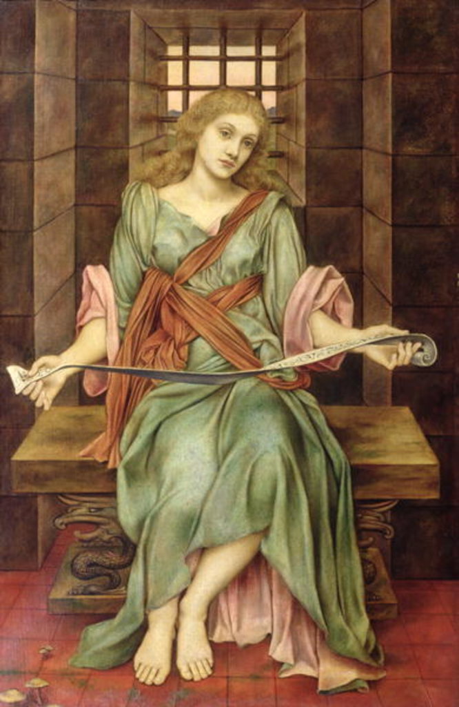 Detail of The Soul's Prison House, 1888 by Evelyn De Morgan