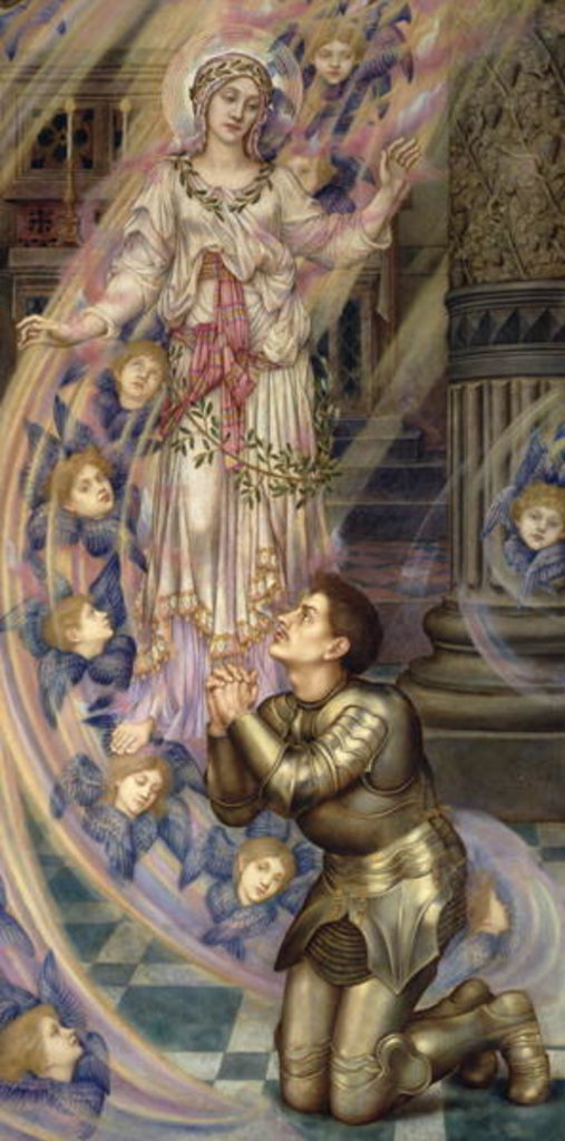Detail of Our Lady of Peace, 1907 by Evelyn De Morgan