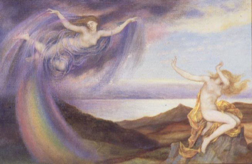 Detail of Sunbeam and Summer Shower by Evelyn De Morgan