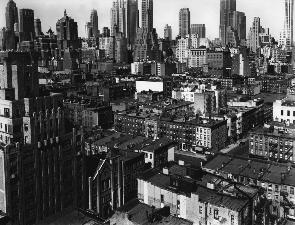 Detail of Midtown Manhattan by Brett Weston