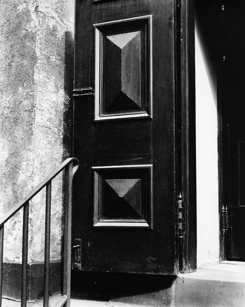 Detail of Door, New York, 1943 by Anonymous