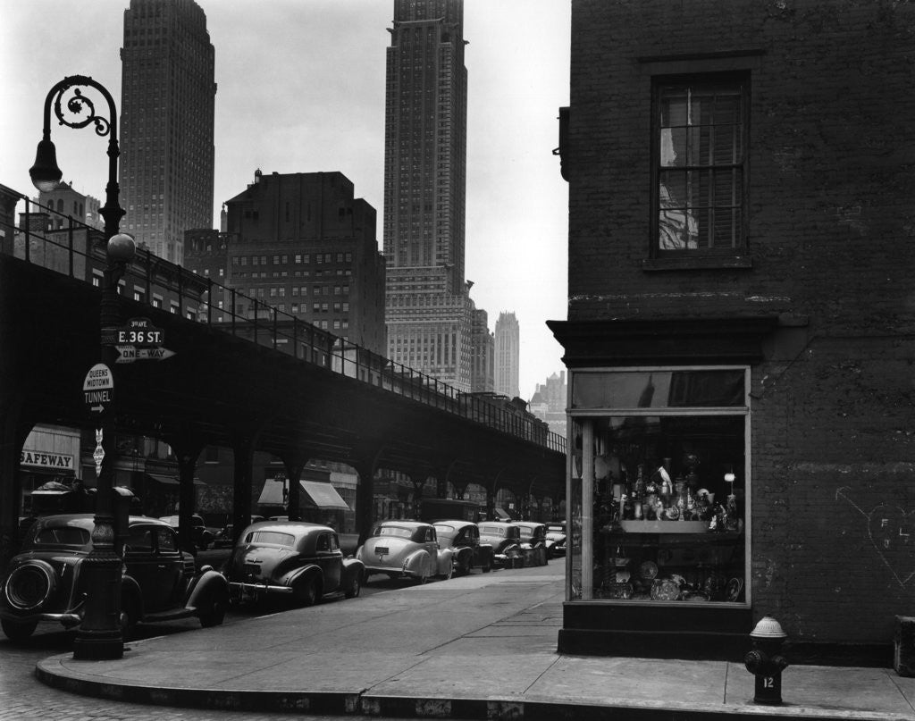 Detail of Manhattan Street by Anonymous