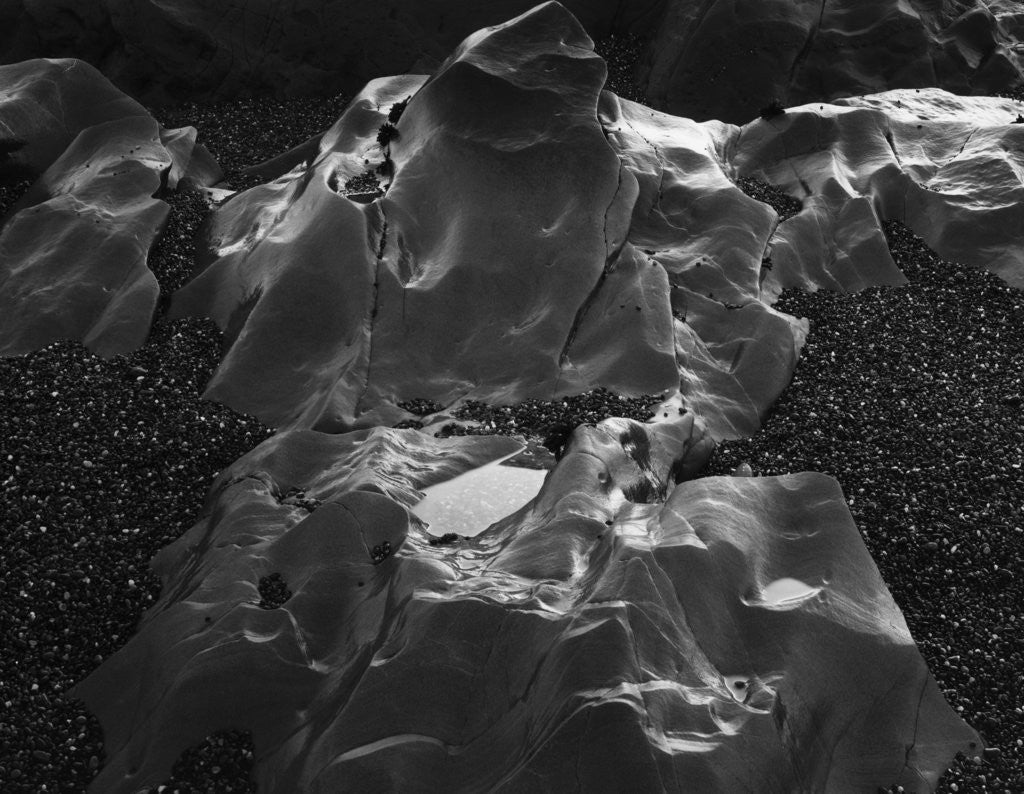 Detail of Beach Rock Formations by Anonymous