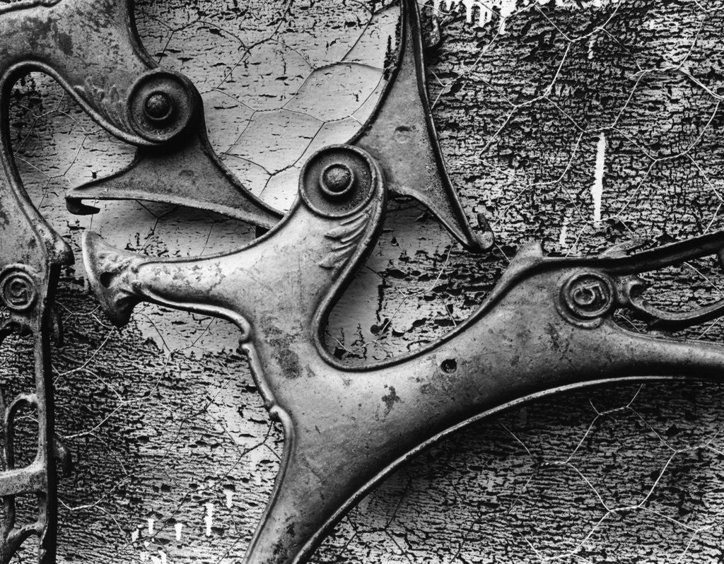 Detail of Metal Objects by Brett Weston