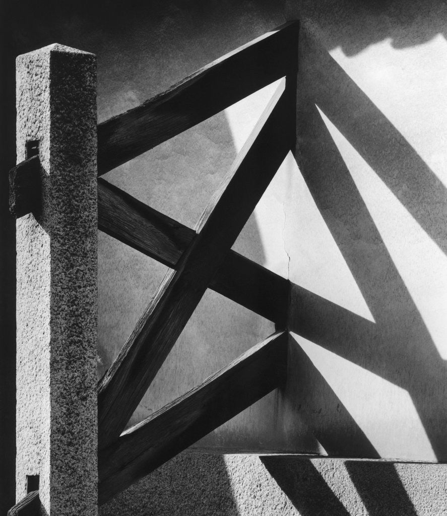 Detail of Railing and Shadows by Anonymous