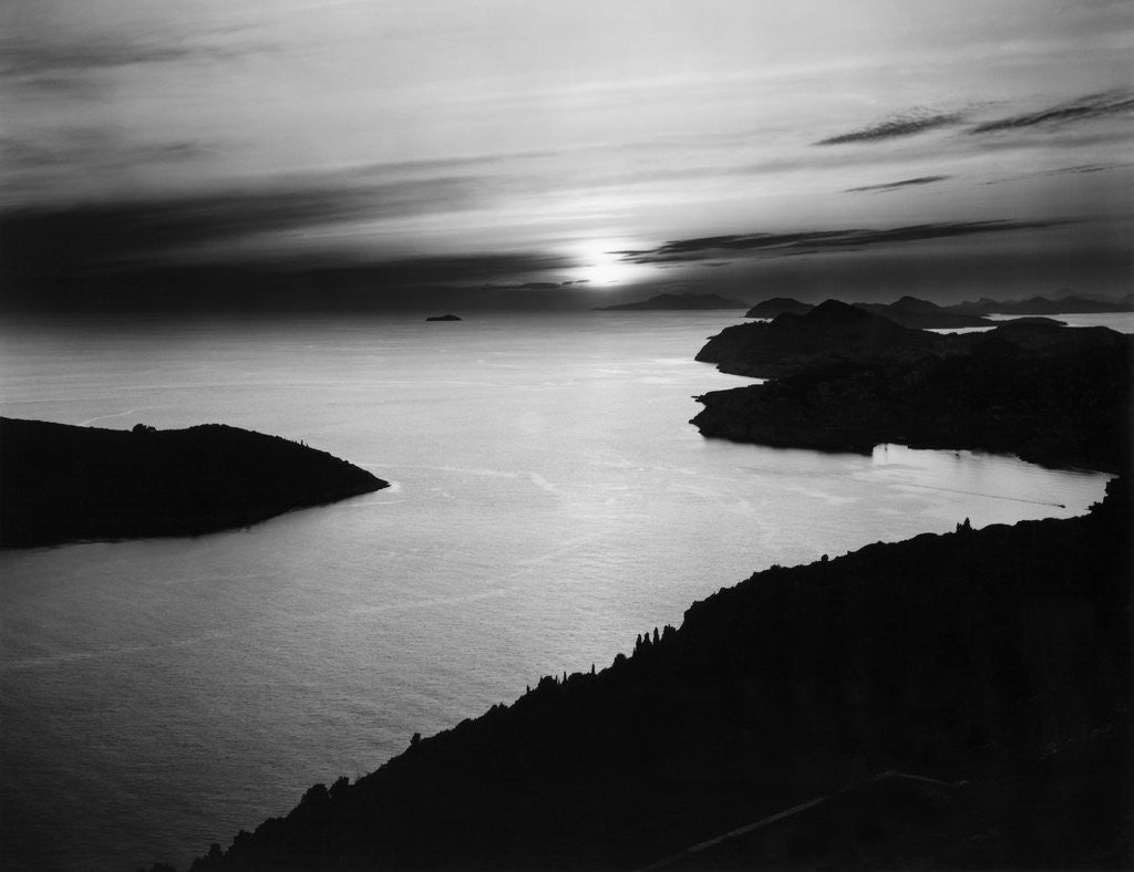Detail of Sunset by Anonymous