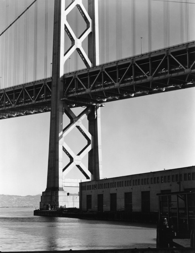 Detail of San Francisco-Oakland Bay Bridge by Brett Weston