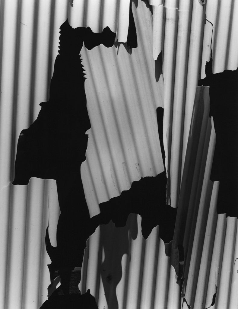 Detail of Corrugated Plastic, Alaska, 1973 by Anonymous