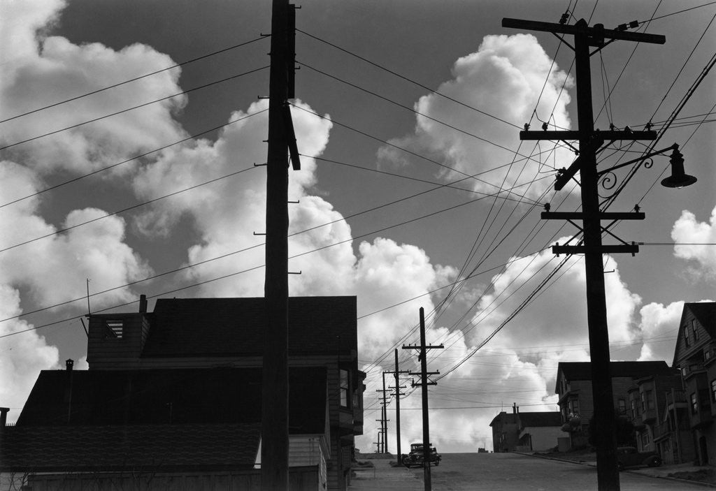 Detail of San Francisco Street Scene, 1938 by Anonymous
