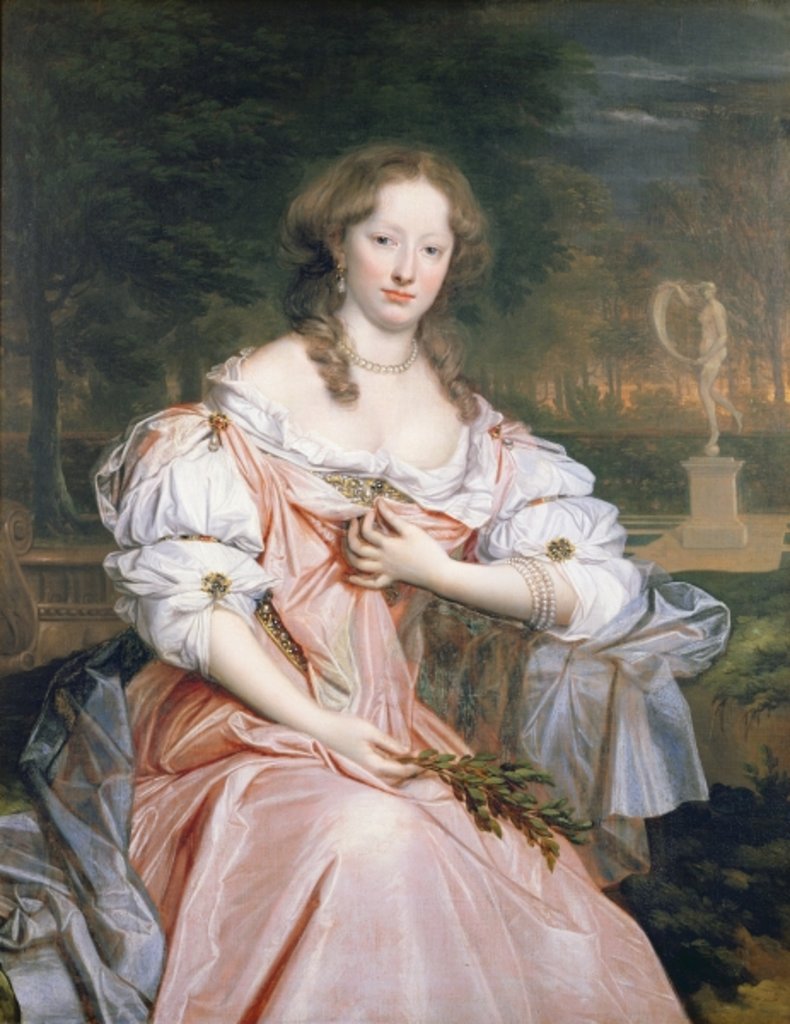 Detail of Portrait of Grace Wilbraham by John Michael Wright