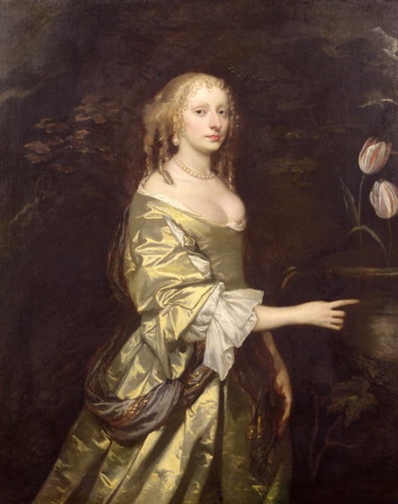 Detail of Elizabeth, Lady Wilbraham by Peter Lely