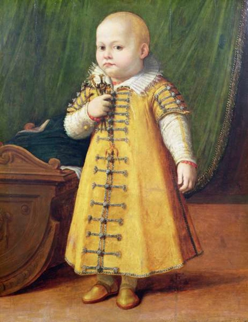 Detail of Portrait of a child by Sofonisba Anguissola