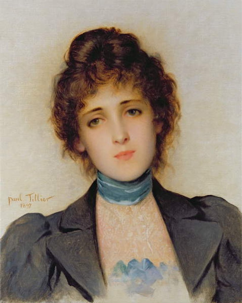Detail of Portrait of a Woman, 1897 by Paul Prosper Tillier
