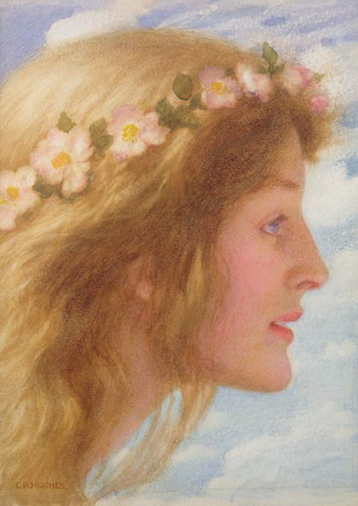 Detail of Day by Edward Robert Hughes