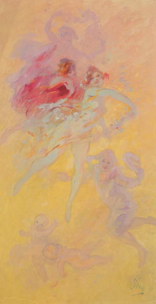 Detail of Untitled, c.1890 by Jules Cheret