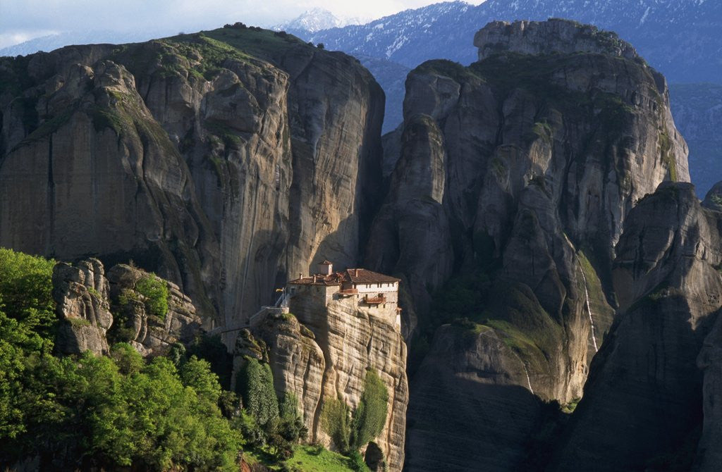 Detail of Rousanou Monastery by Anonymous