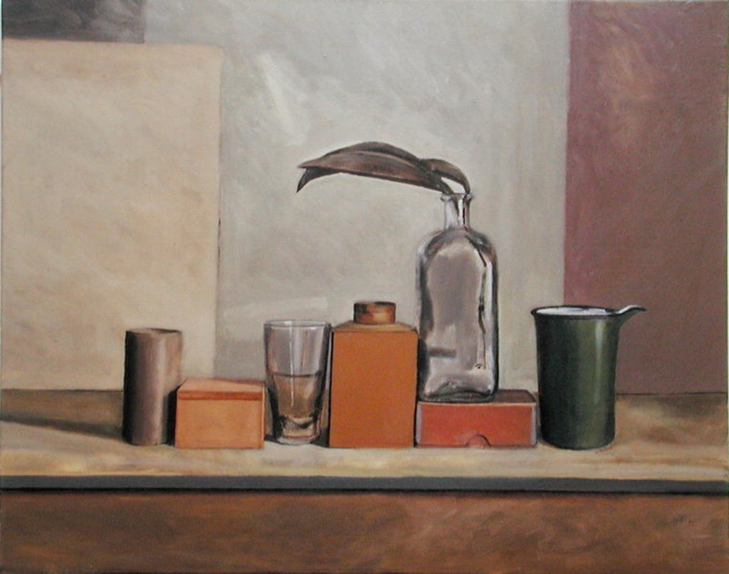 Detail of Still Life with Passion Pods by William Packer