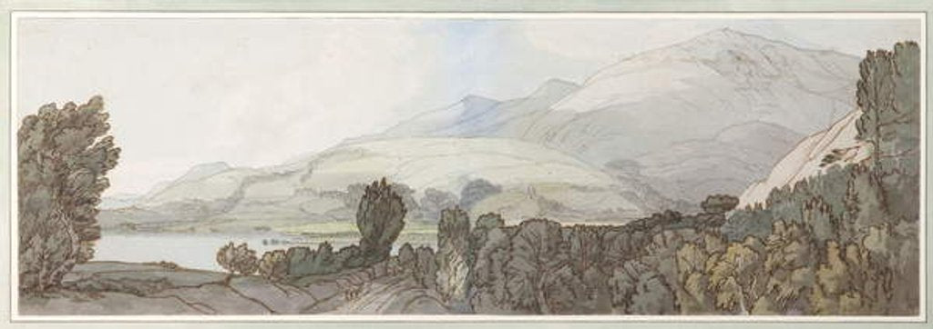 Detail of Lake of Coniston, 1786 by Francis Towne
