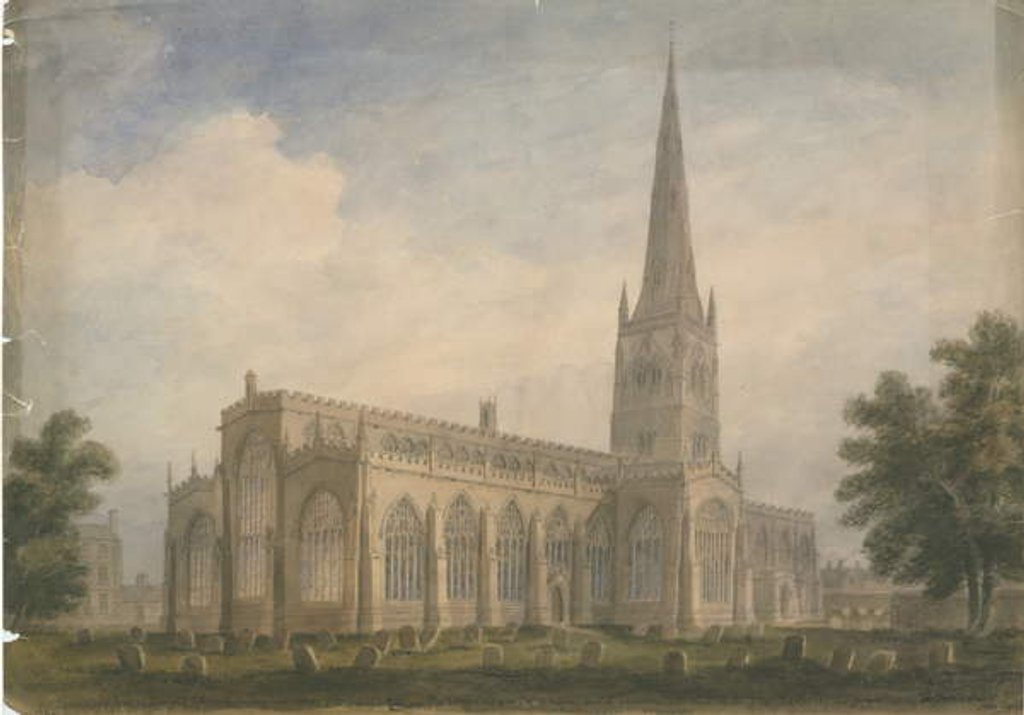 Detail of Nottinghamshire - Newark Church, 1809 by John Buckler