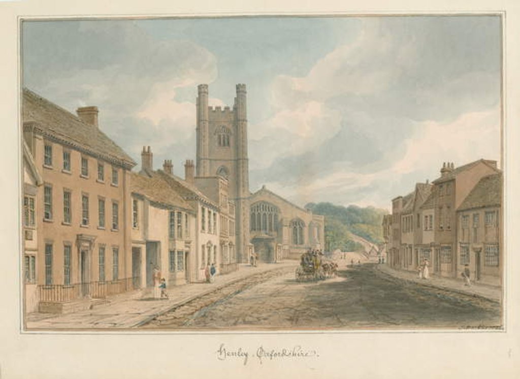 Detail of Oxfordshire - Henley upon Thames, 1826 by John Buckler