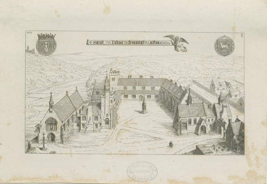 Detail of Alton - Exterior of St. John's Convent School by Augustus Welby Northmore Pugin