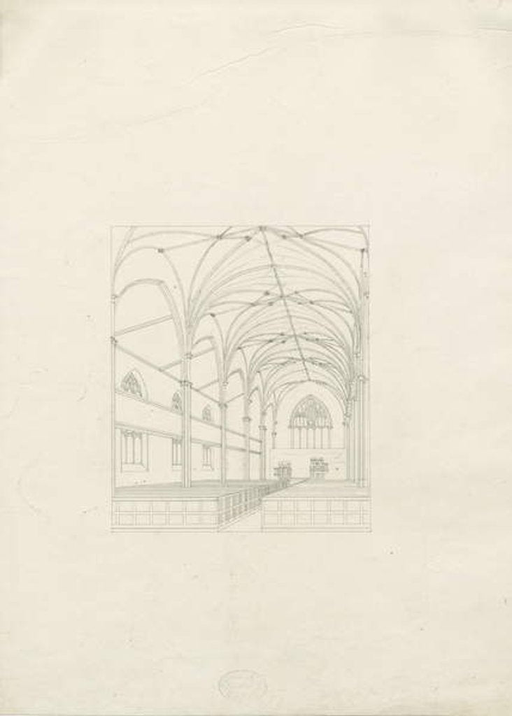 Burton-upon-Trent - Holy Trinity Church: drawing, nd [?1820s] by School English