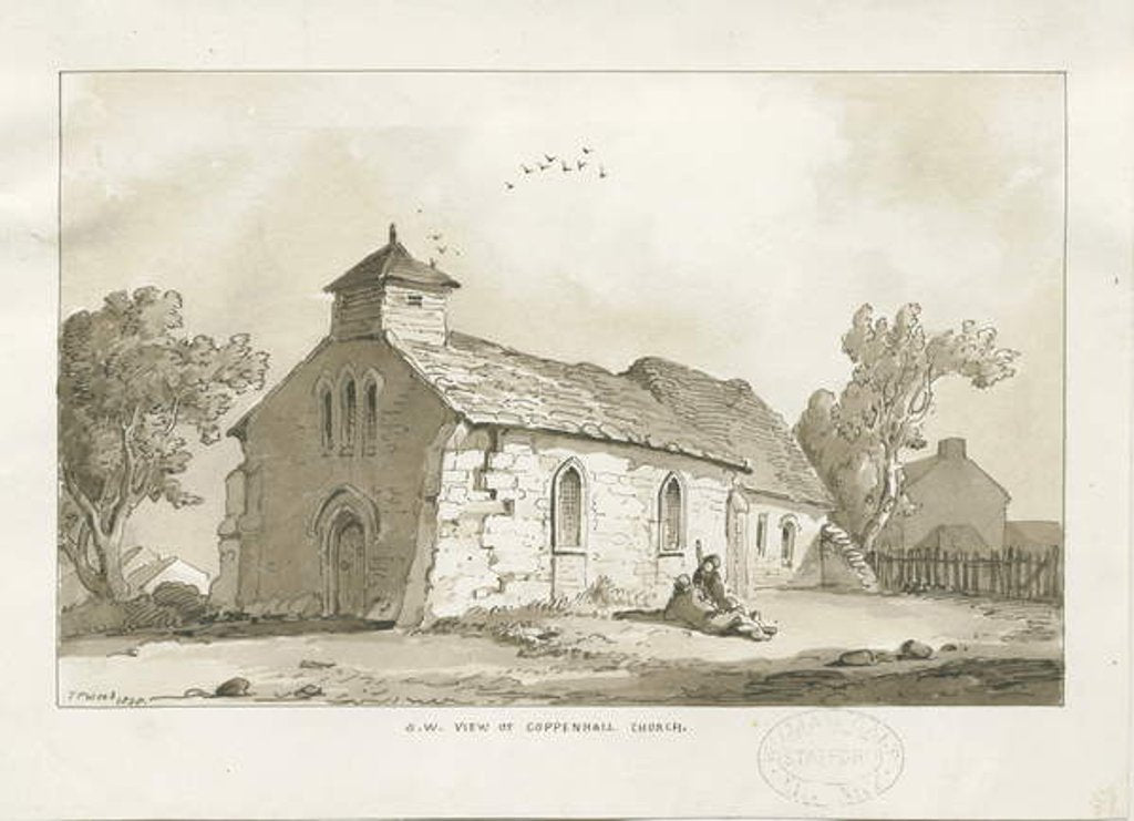 Detail of Coppenhall Church by Thomas Peploe Wood