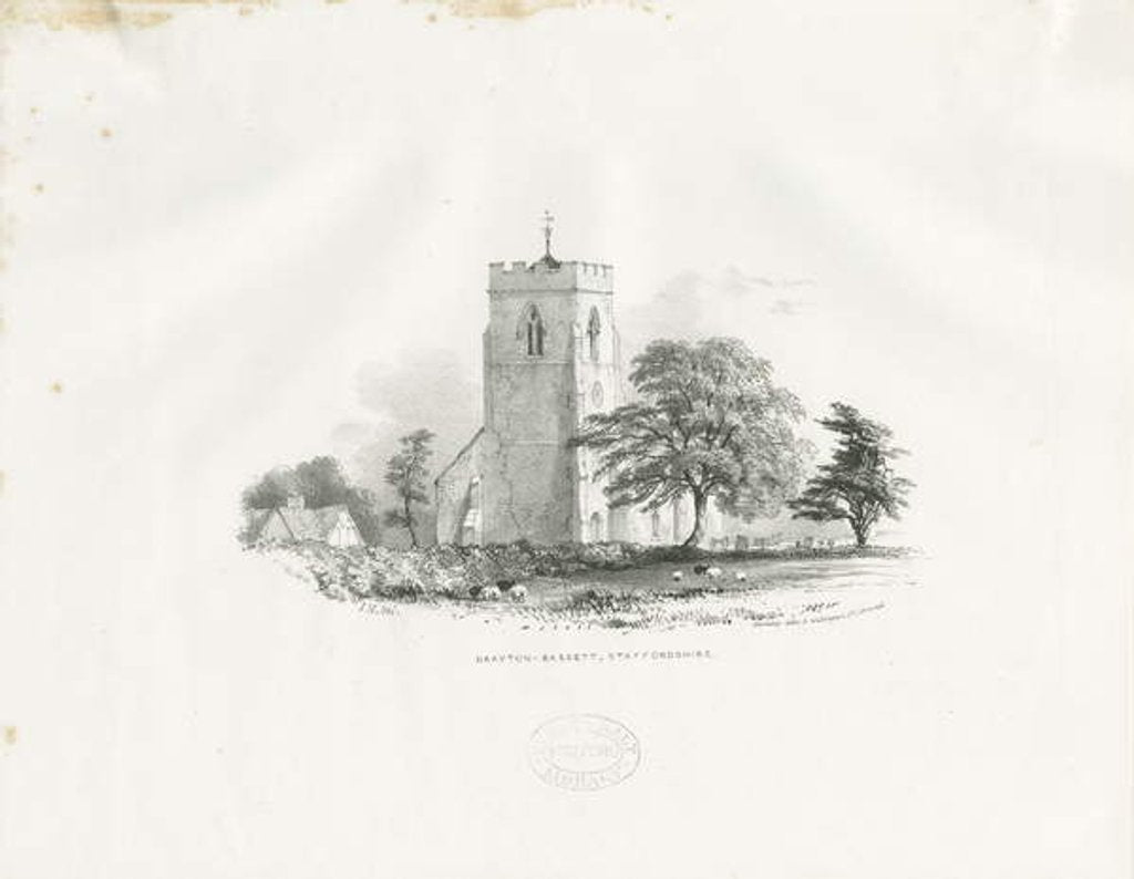 Detail of Drayton Bassett Church by School English