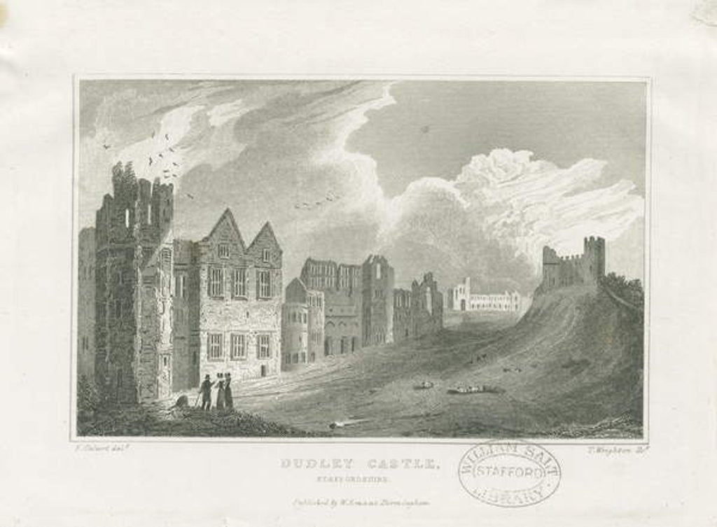 Detail of Dudley Castle by Frederick Calvert