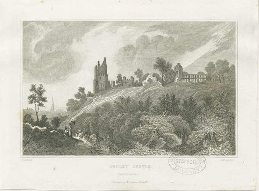 Detail of Dudley Castle by Frederick Calvert