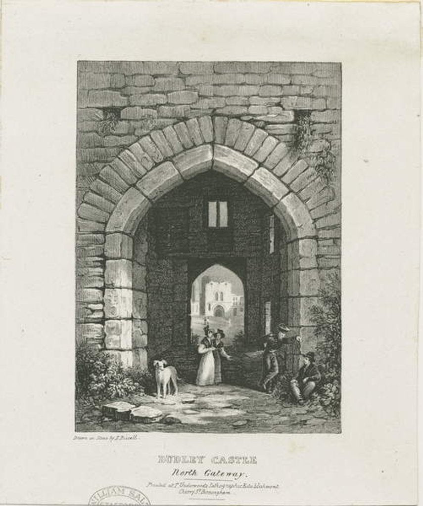 Detail of Dudley Castle - North Gateway by Thomas Underwood