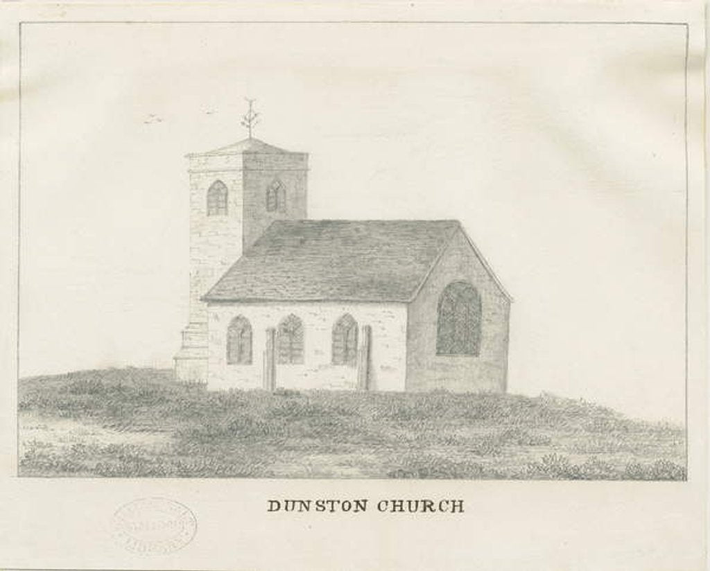 Detail of Dunston Church by School English