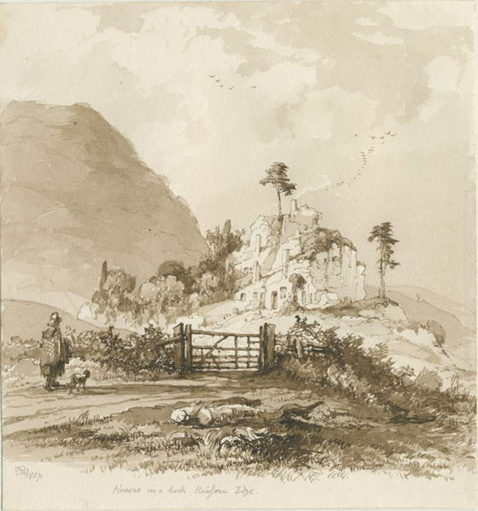 Detail of Kinver Edge by Thomas Peploe Wood