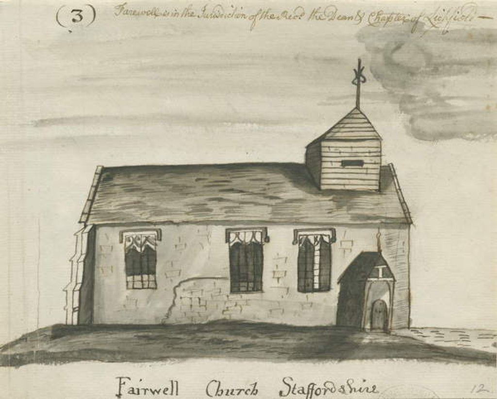 Detail of Farewell Church by John Wright
